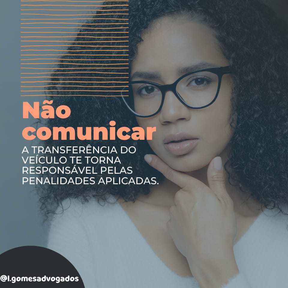 IMPORTANTE Comunique a Transferência de Veículo